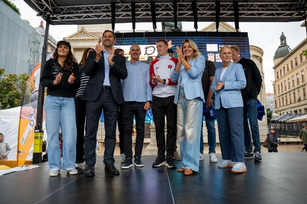 Cvjetni trg oživio sportom i zajedništvom: Deseti Europski tjedan sporta svečano otvoren u Zagrebu!