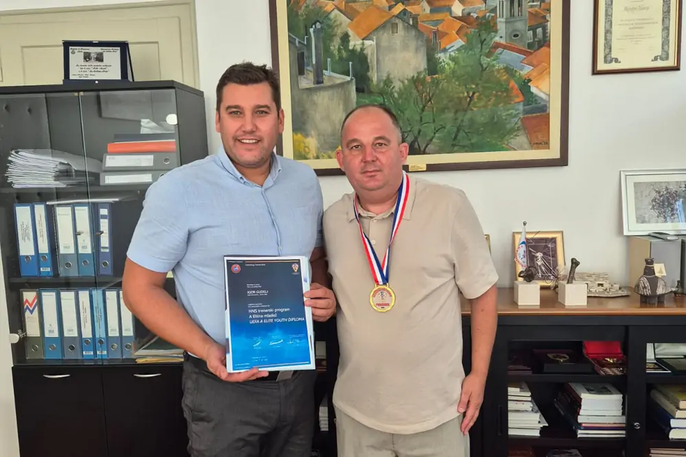 Igor Gudelj primljen kod načelnika Općine Blato zbog velikih sportskih i stručnih uspjeha